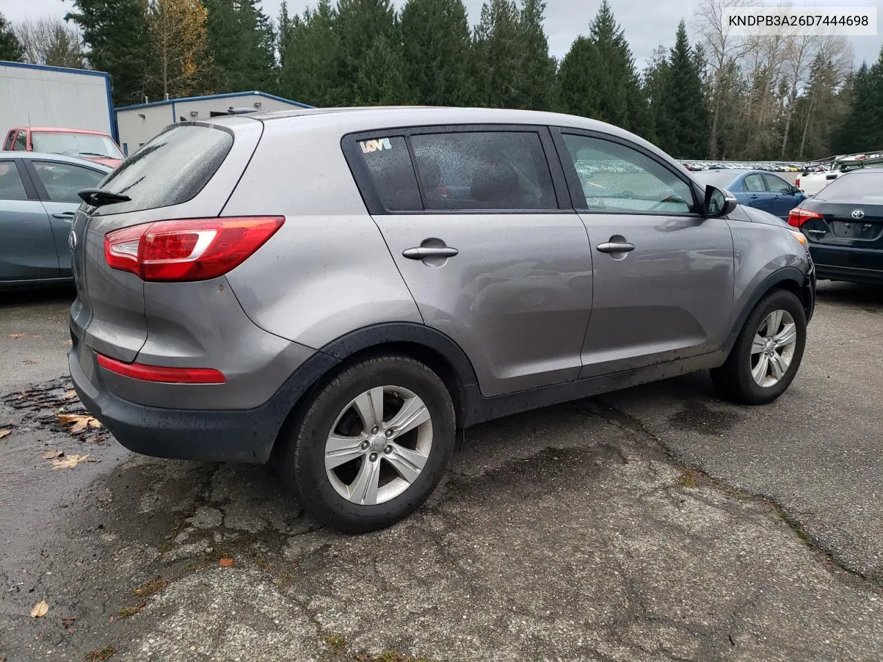 2013 Kia Sportage Base VIN: KNDPB3A26D7444698 Lot: 80266394