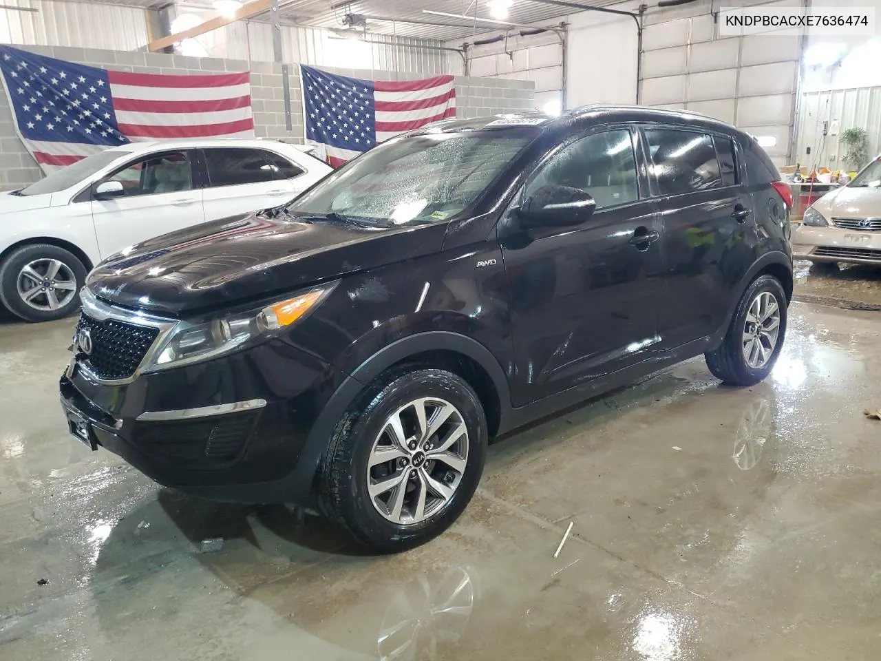 2014 Kia Sportage Lx VIN: KNDPBCACXE7636474 Lot: 50805674