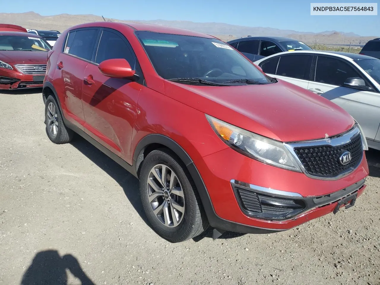 2014 Kia Sportage Base VIN: KNDPB3AC5E7564843 Lot: 51999374