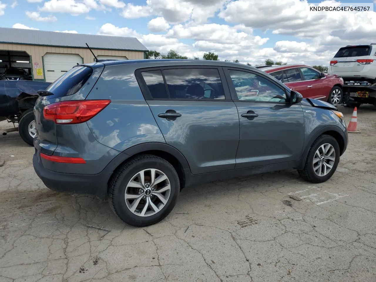 KNDPBCAC4E7645767 2014 Kia Sportage Lx