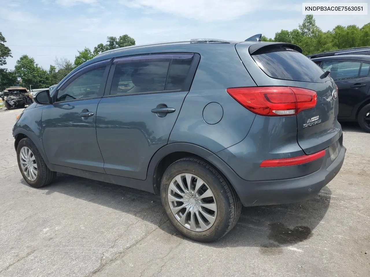 2014 Kia Sportage Base VIN: KNDPB3AC0E7563051 Lot: 60648974