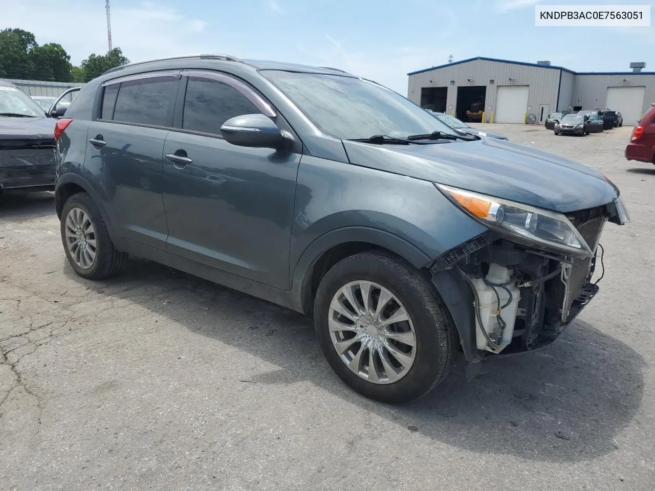 2014 Kia Sportage Base VIN: KNDPB3AC0E7563051 Lot: 60648974