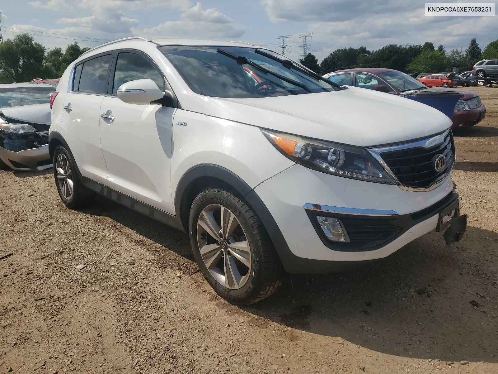 KNDPCCA6XE7653251 2014 Kia Sportage Sx