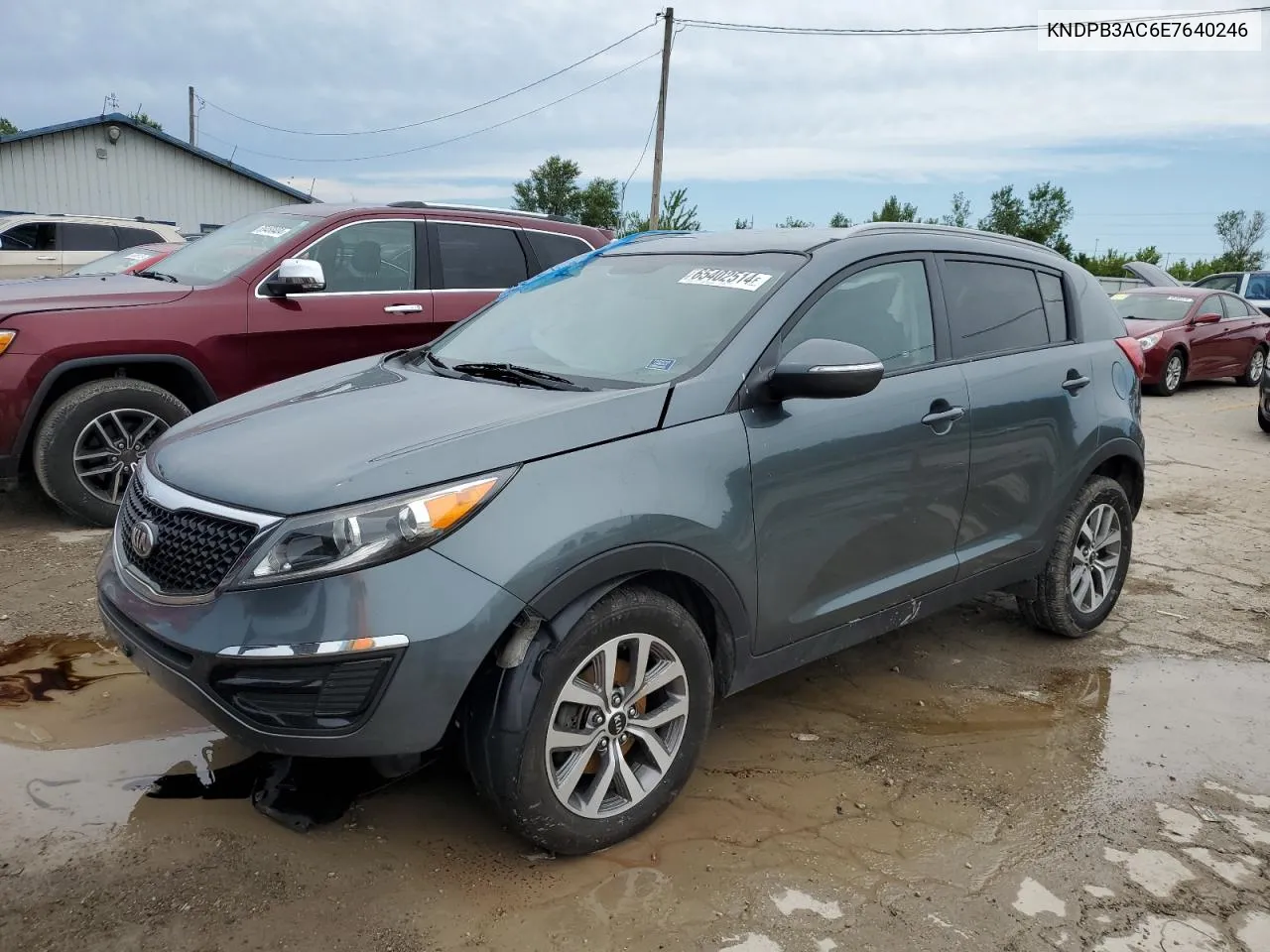 2014 Kia Sportage Base VIN: KNDPB3AC6E7640246 Lot: 65402514