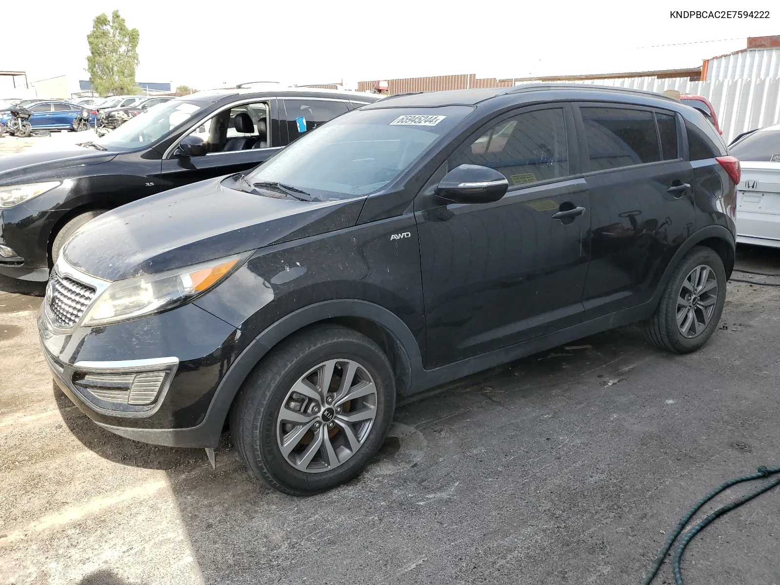 KNDPBCAC2E7594222 2014 Kia Sportage Lx