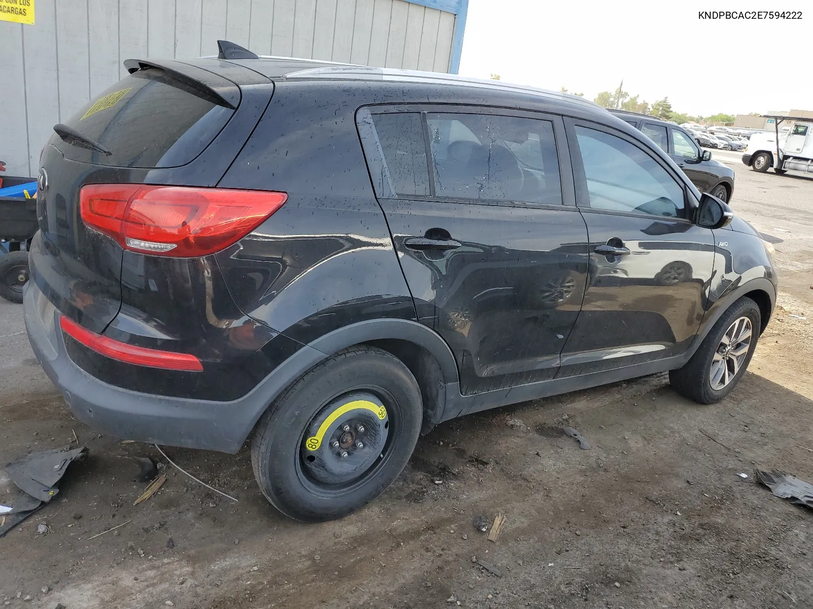 KNDPBCAC2E7594222 2014 Kia Sportage Lx