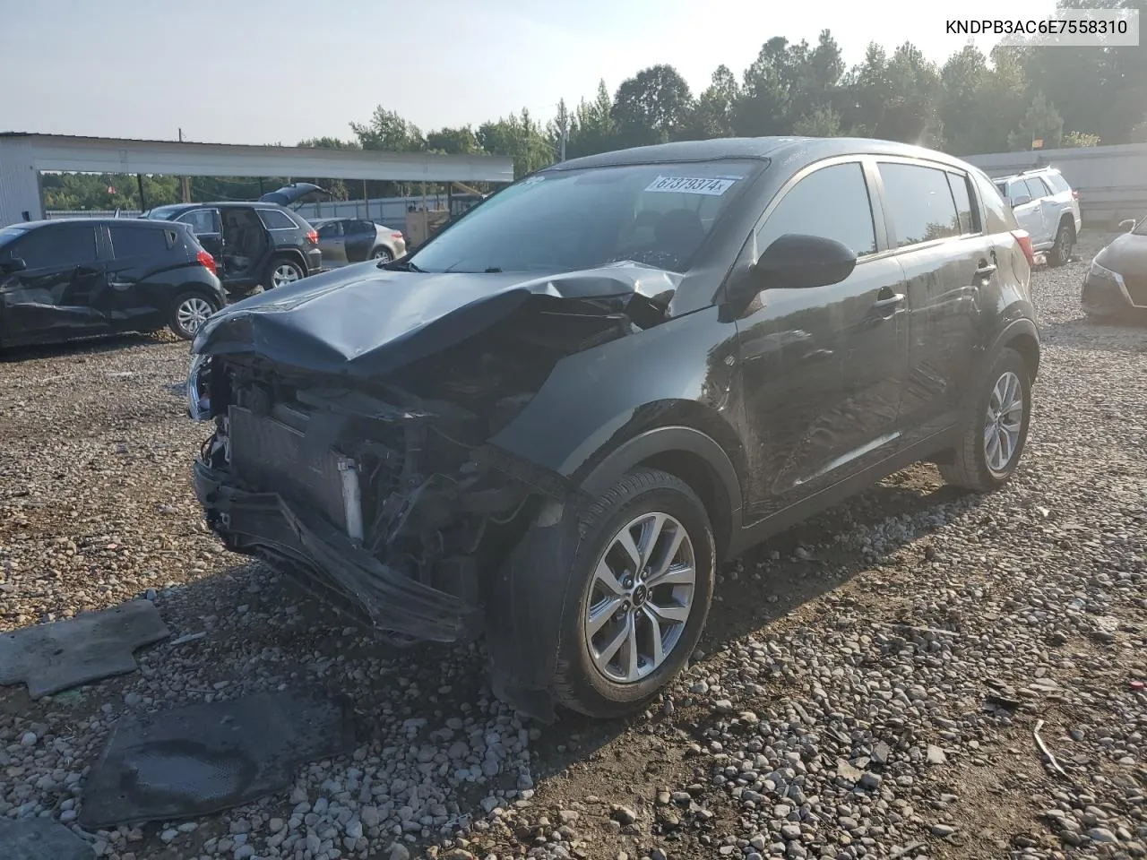 2014 Kia Sportage Base VIN: KNDPB3AC6E7558310 Lot: 67379374