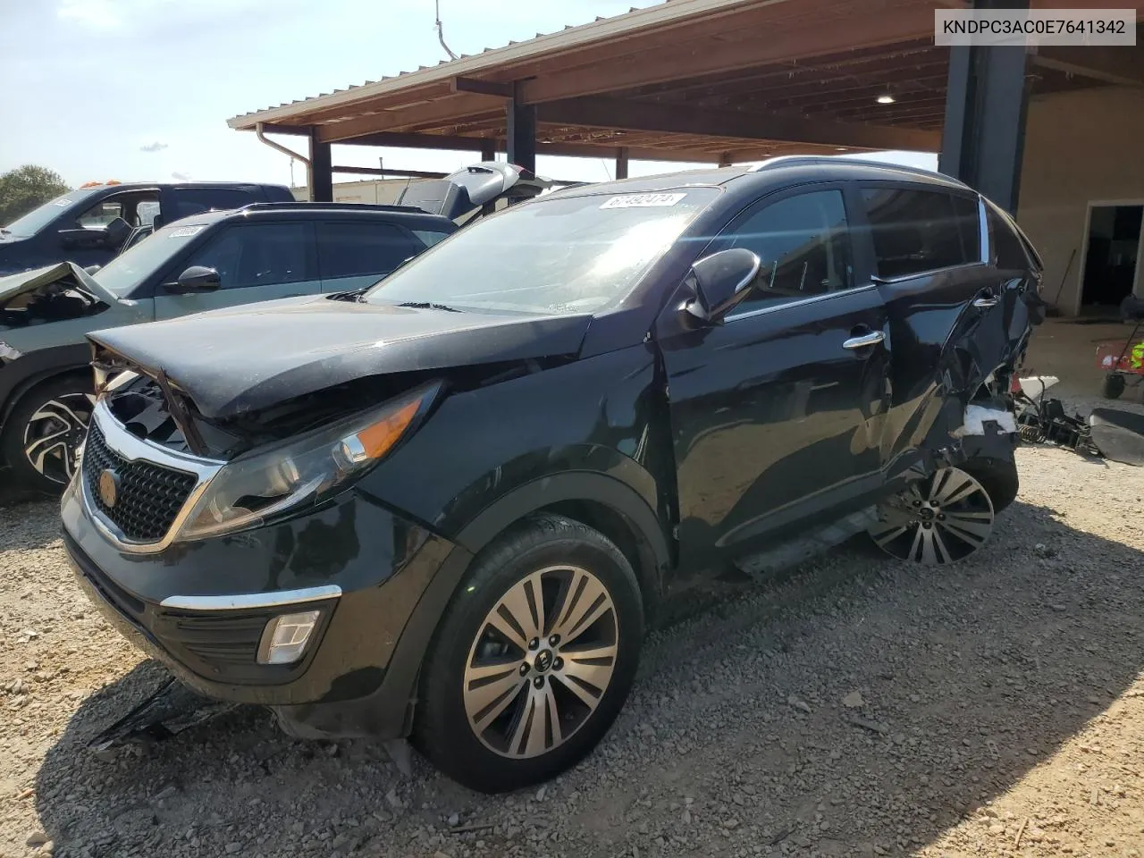 2014 Kia Sportage Ex VIN: KNDPC3AC0E7641342 Lot: 67492474