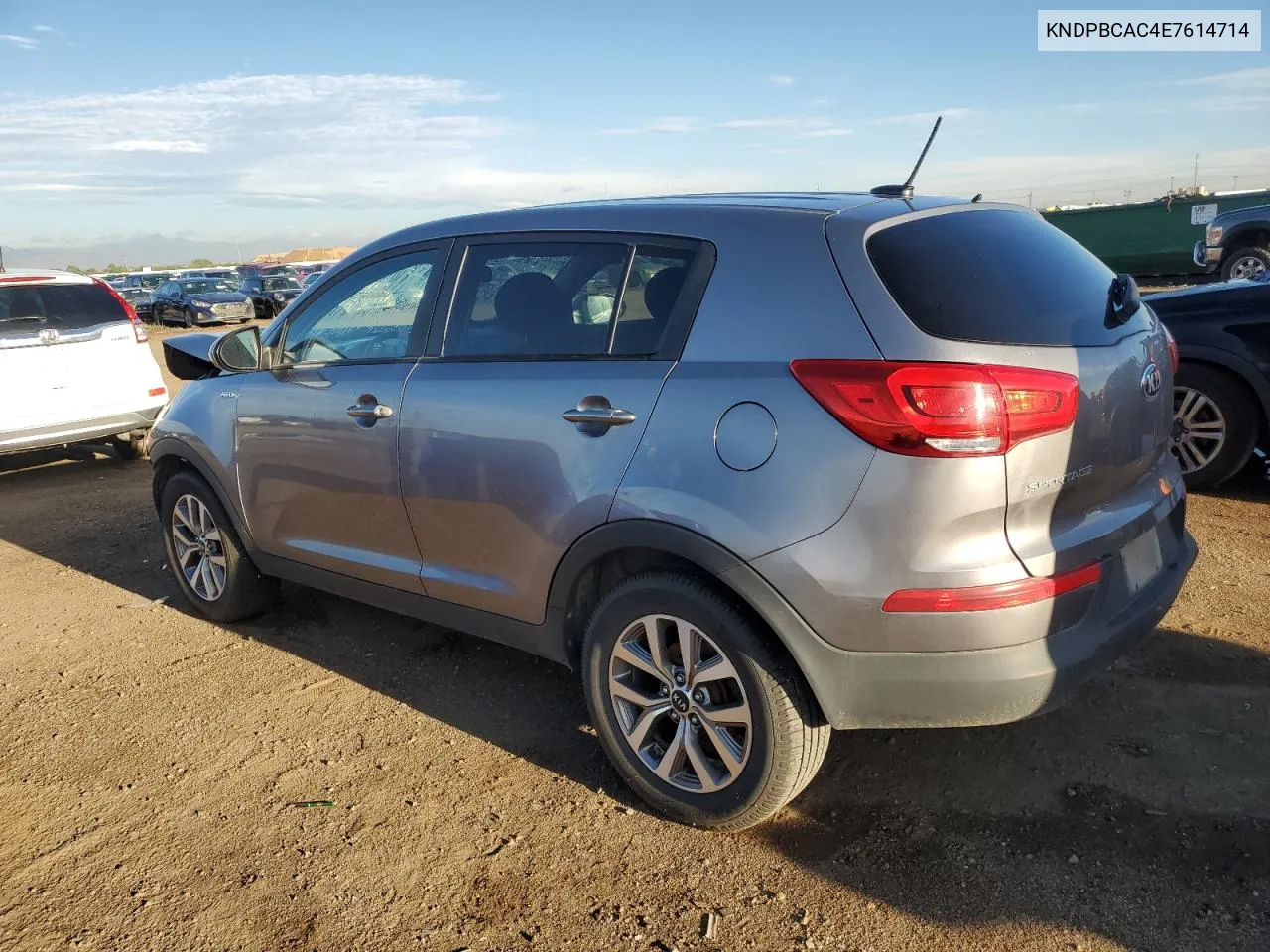 2014 Kia Sportage Lx VIN: KNDPBCAC4E7614714 Lot: 68391944