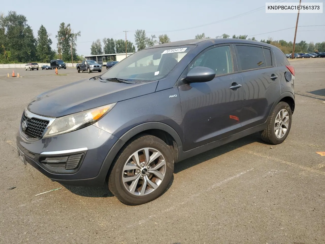 KNDPBCAC1E7561373 2014 Kia Sportage Lx