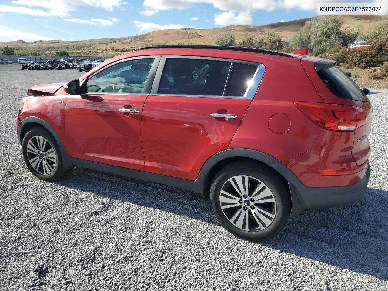 2014 Kia Sportage Ex VIN: KNDPCCAC6E7572074 Lot: 71315144