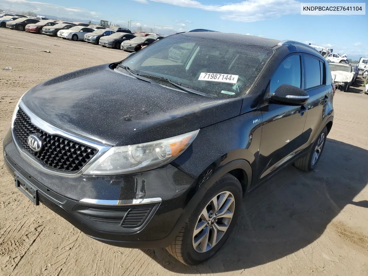 2014 Kia Sportage Lx VIN: KNDPBCAC2E7641104 Lot: 71987144