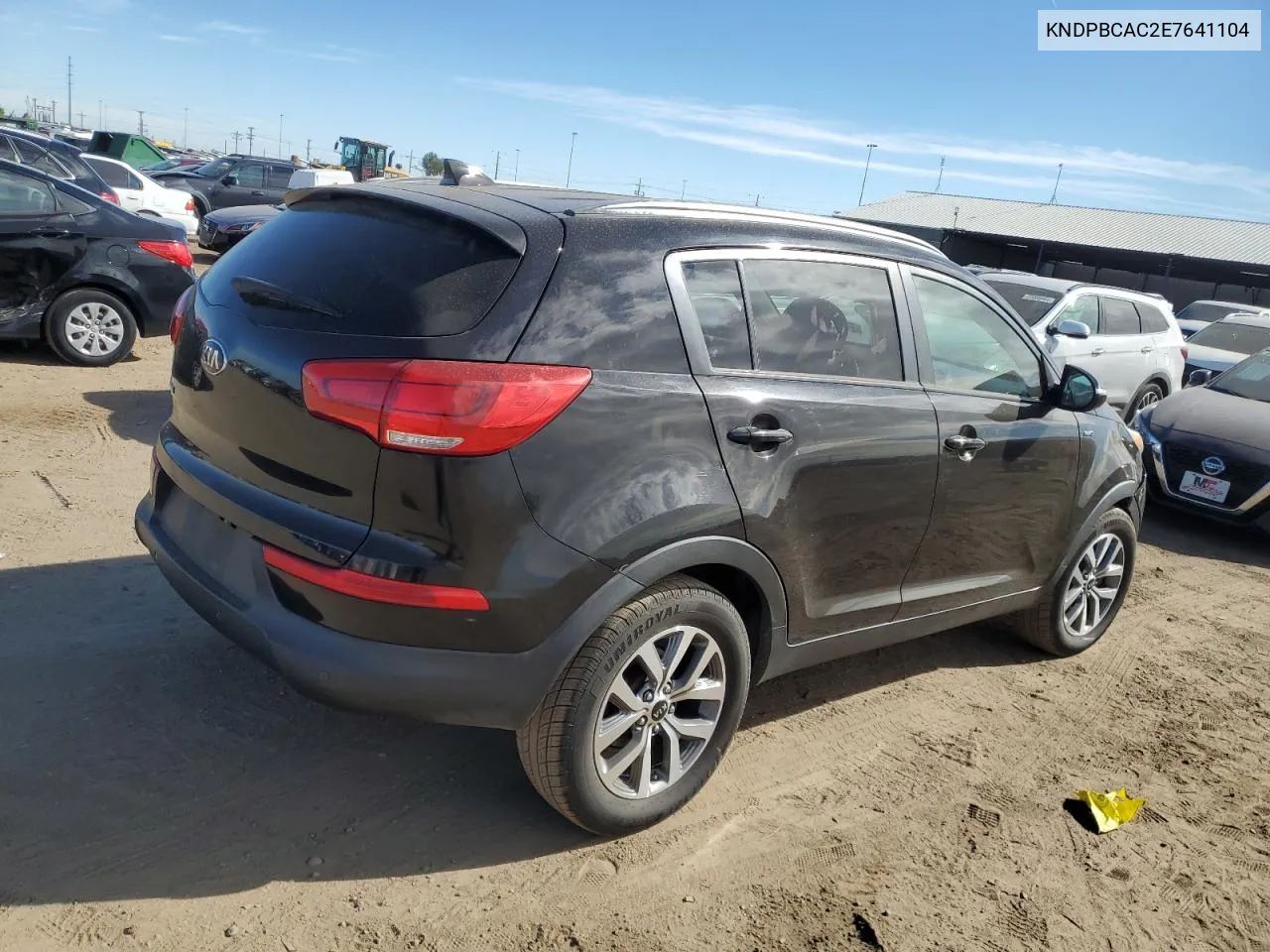 2014 Kia Sportage Lx VIN: KNDPBCAC2E7641104 Lot: 71987144