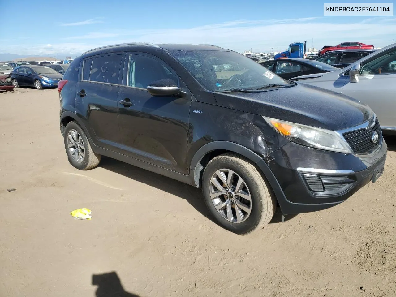 2014 Kia Sportage Lx VIN: KNDPBCAC2E7641104 Lot: 71987144