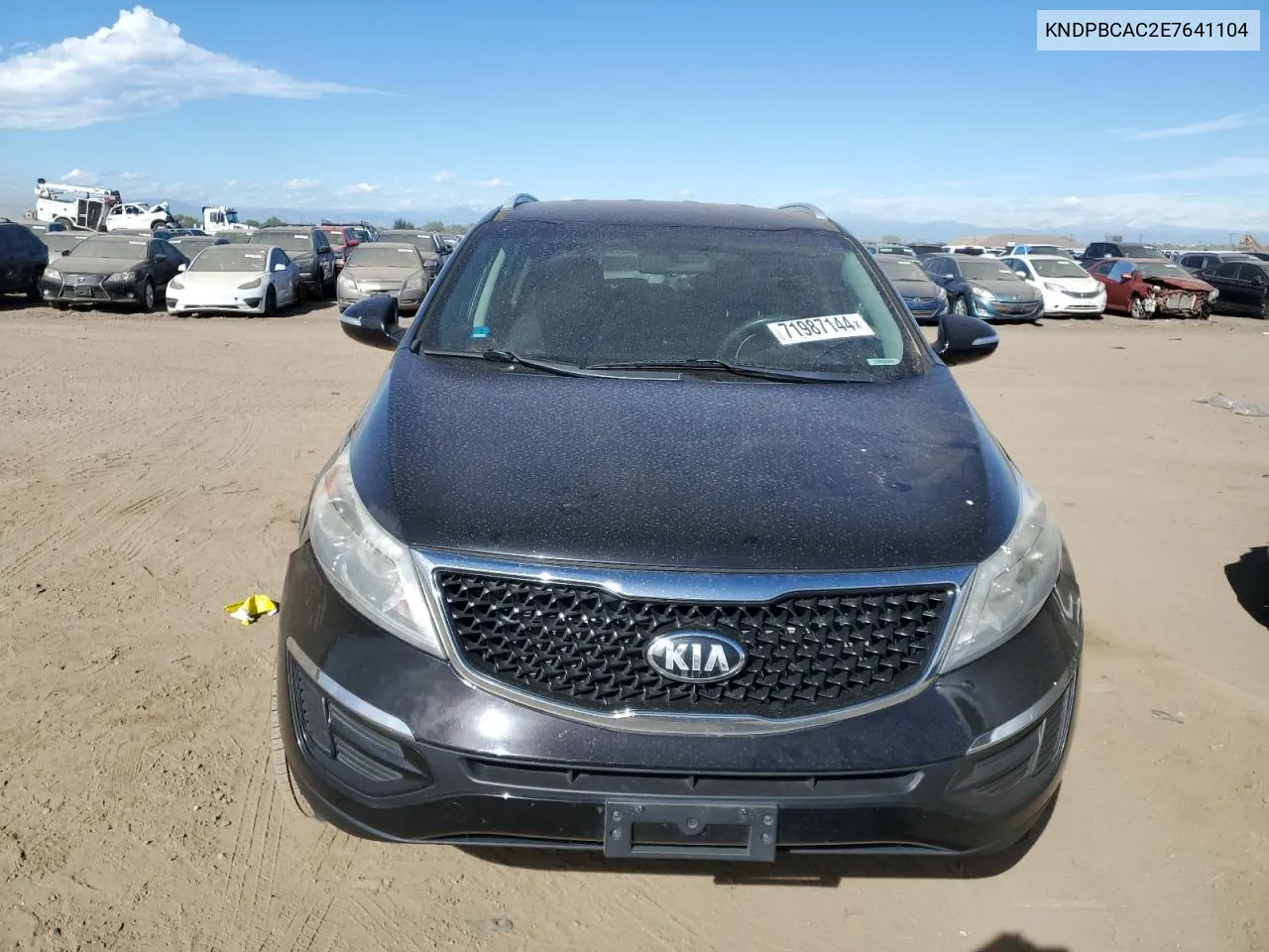 2014 Kia Sportage Lx VIN: KNDPBCAC2E7641104 Lot: 71987144