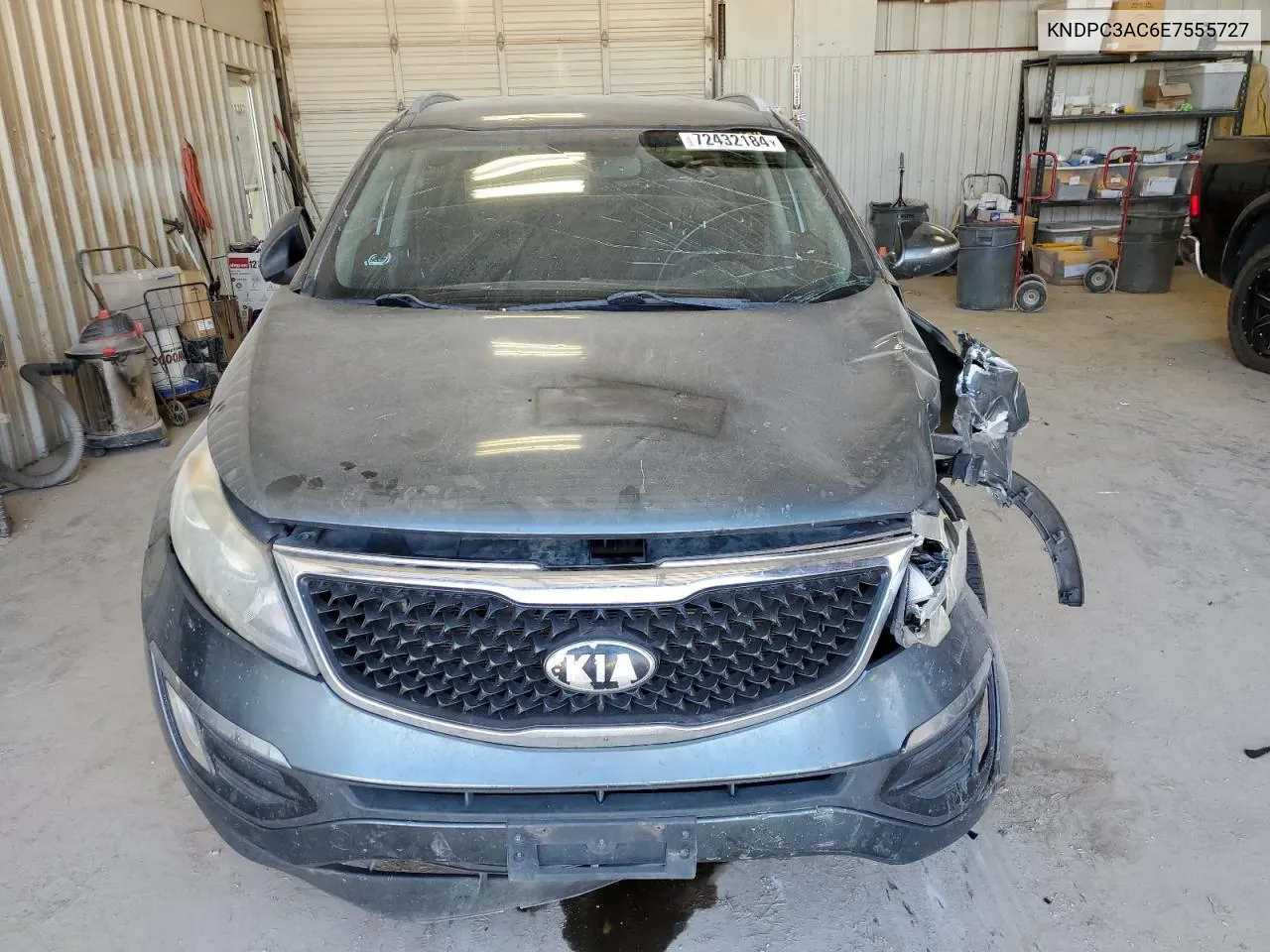 2014 Kia Sportage Ex VIN: KNDPC3AC6E7555727 Lot: 72432184