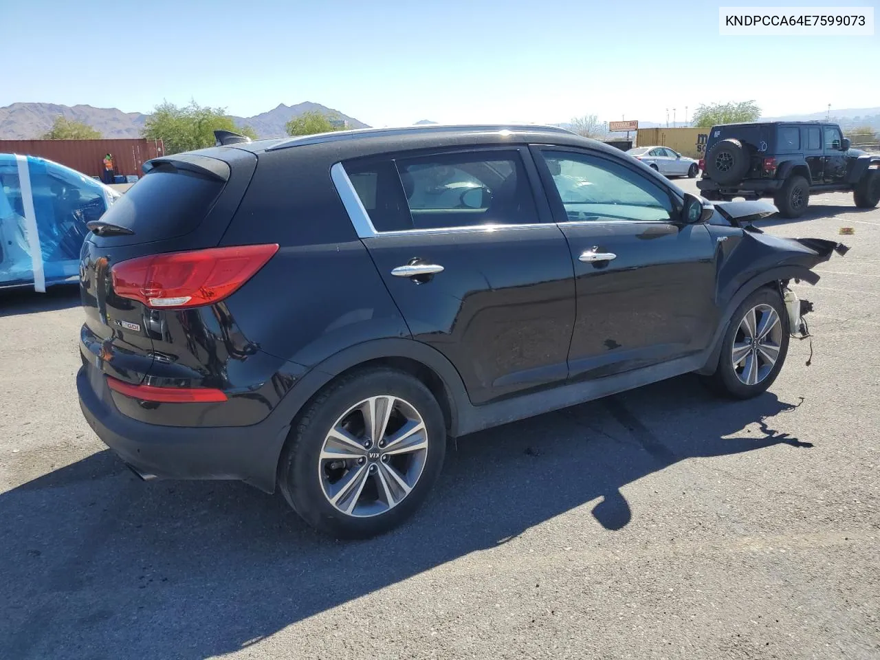 KNDPCCA64E7599073 2014 Kia Sportage Sx