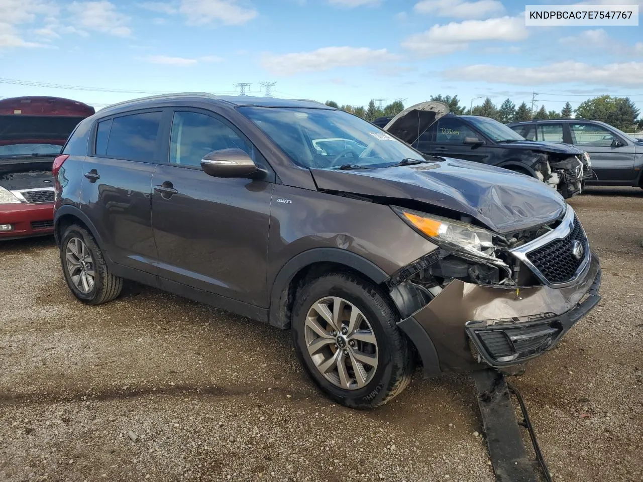 KNDPBCAC7E7547767 2014 Kia Sportage Lx