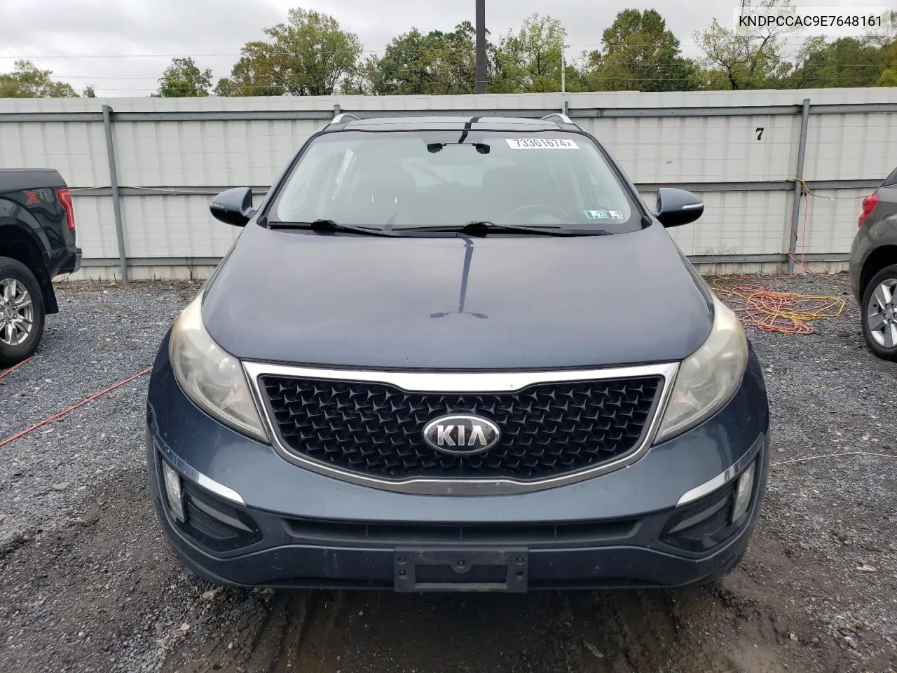 2014 Kia Sportage Ex VIN: KNDPCCAC9E7648161 Lot: 73361674