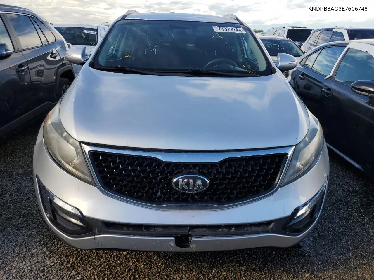 2014 Kia Sportage Base VIN: KNDPB3AC3E7606748 Lot: 73379244