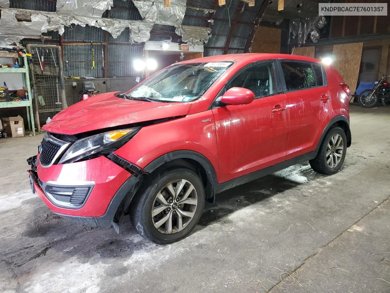 KNDPBCAC7E7601357 2014 Kia Sportage Lx