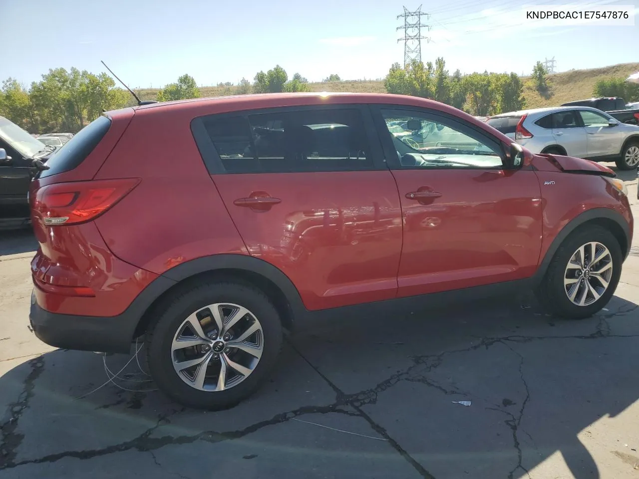 KNDPBCAC1E7547876 2014 Kia Sportage Lx