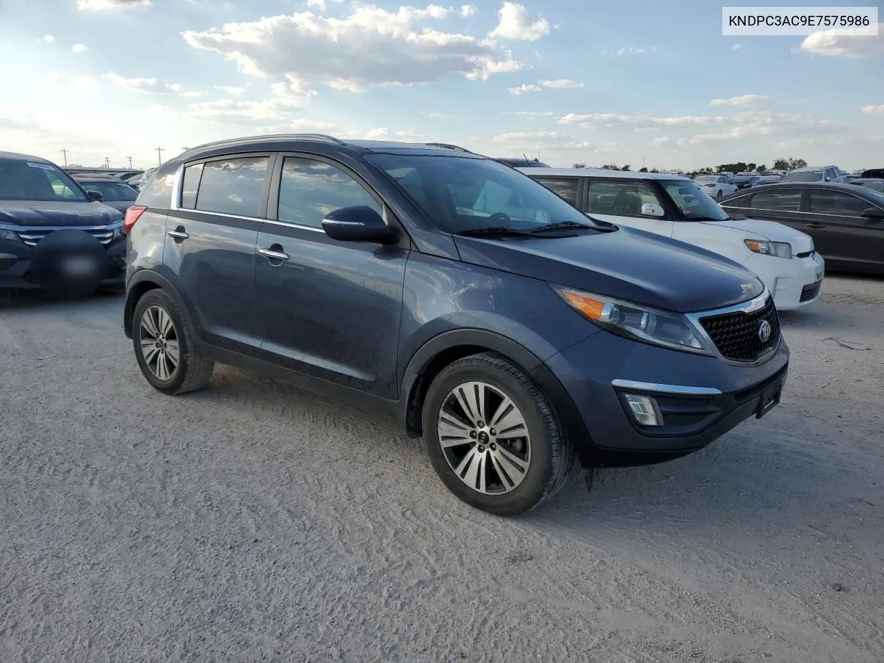 2014 Kia Sportage Ex VIN: KNDPC3AC9E7575986 Lot: 74150214