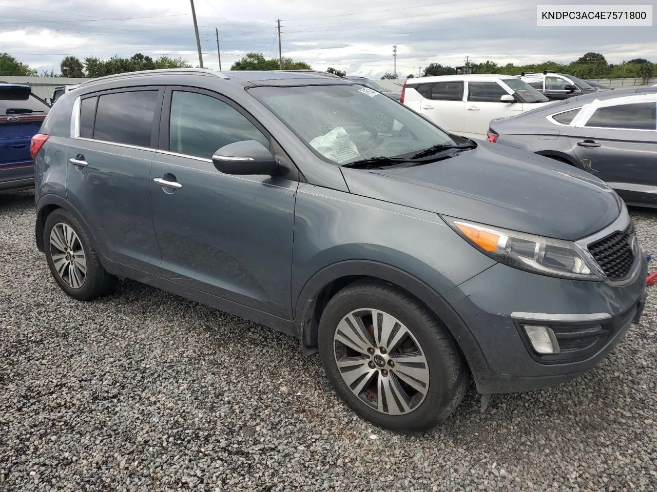 KNDPC3AC4E7571800 2014 Kia Sportage Ex