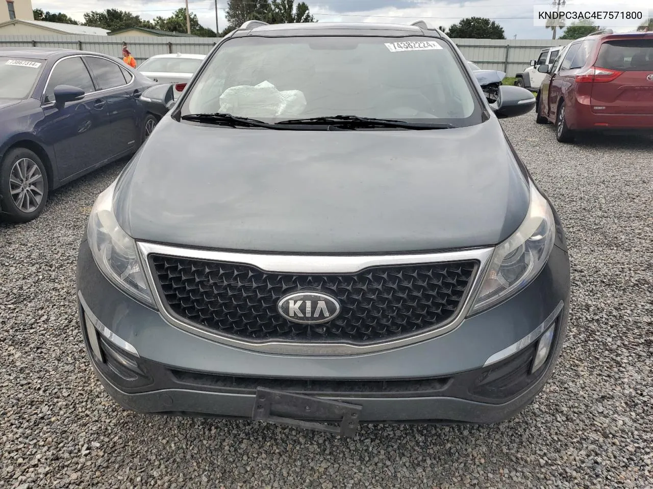 KNDPC3AC4E7571800 2014 Kia Sportage Ex