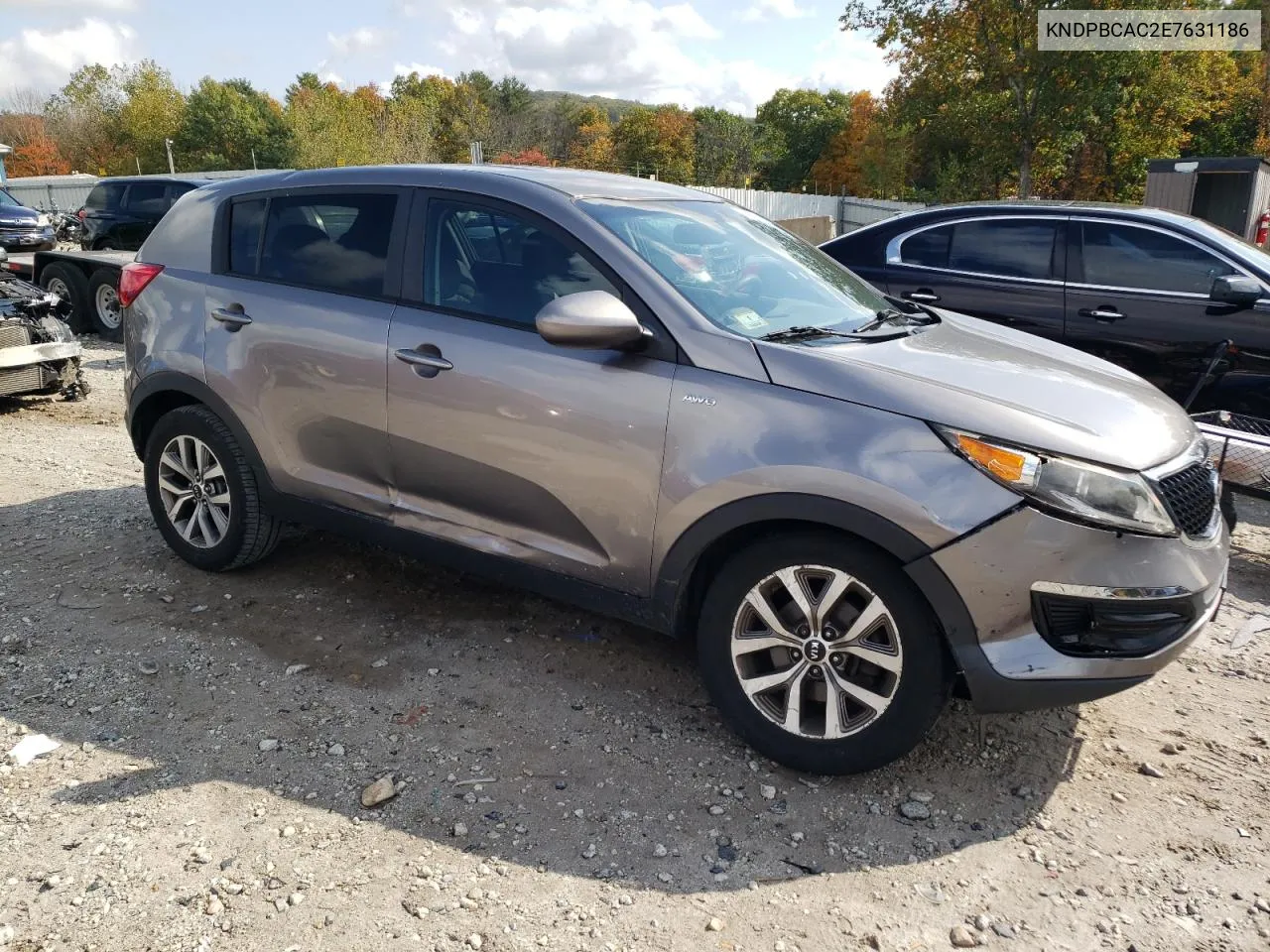 2014 Kia Sportage Lx VIN: KNDPBCAC2E7631186 Lot: 74490254