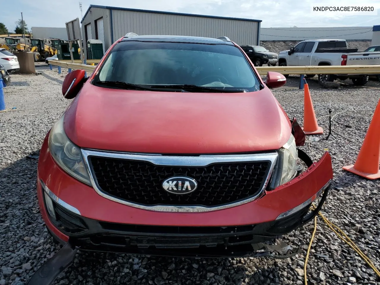 2014 Kia Sportage Ex VIN: KNDPC3AC8E7586820 Lot: 74561494