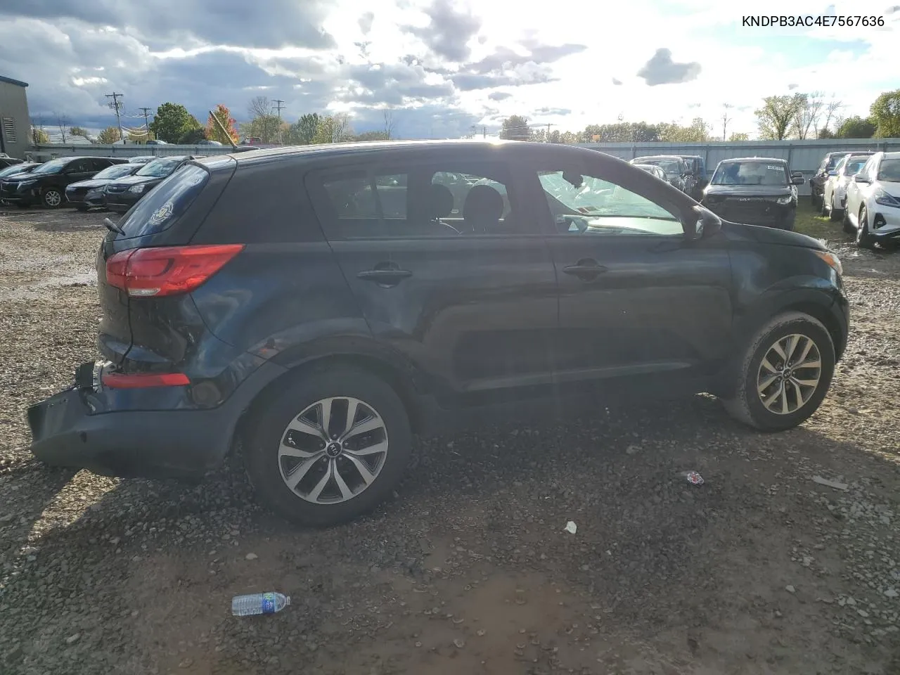 KNDPB3AC4E7567636 2014 Kia Sportage Base