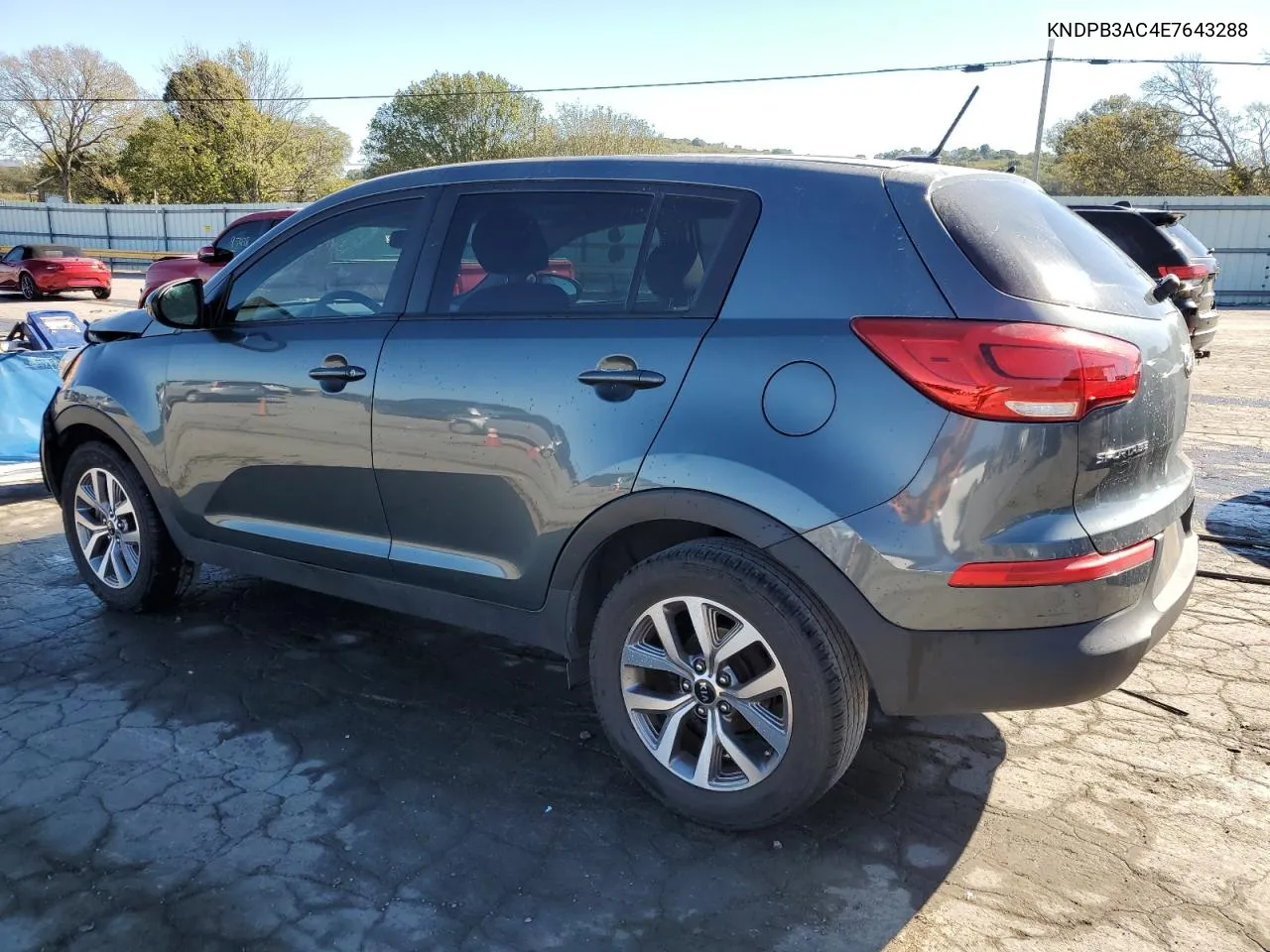 2014 Kia Sportage Base VIN: KNDPB3AC4E7643288 Lot: 74895594