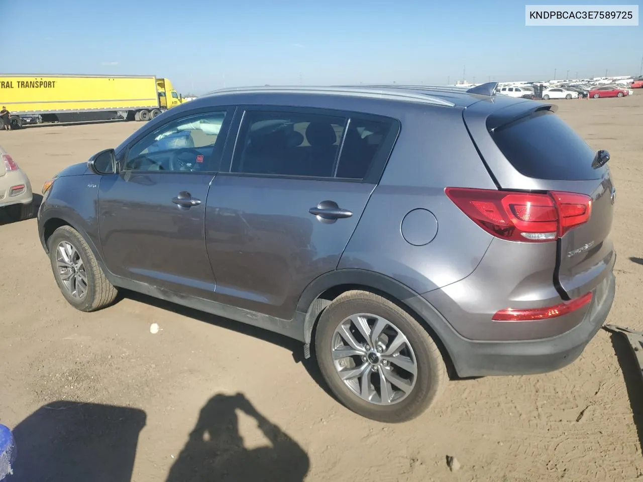 2014 Kia Sportage Lx VIN: KNDPBCAC3E7589725 Lot: 75310234