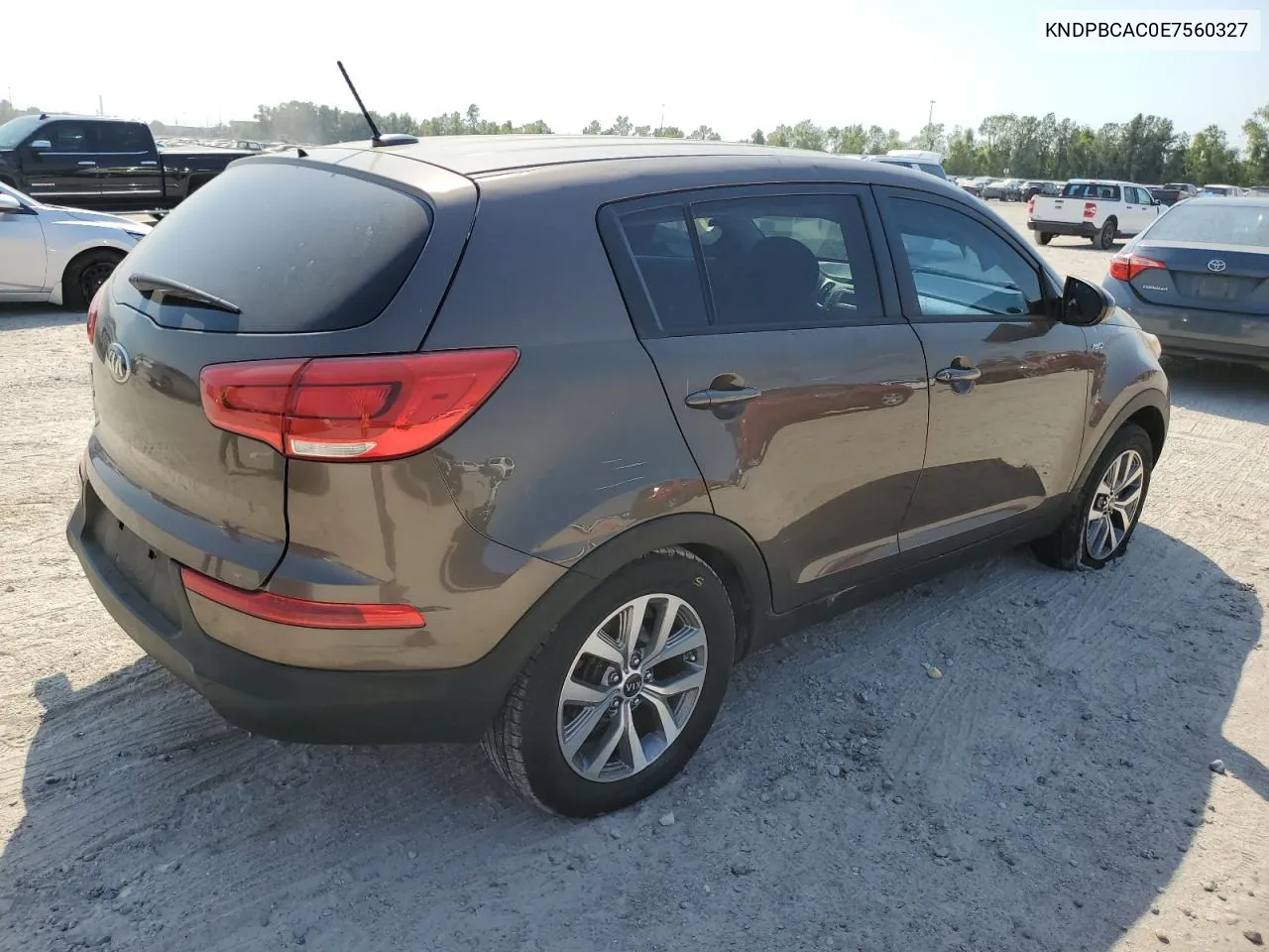 2014 Kia Sportage Lx VIN: KNDPBCAC0E7560327 Lot: 75546314