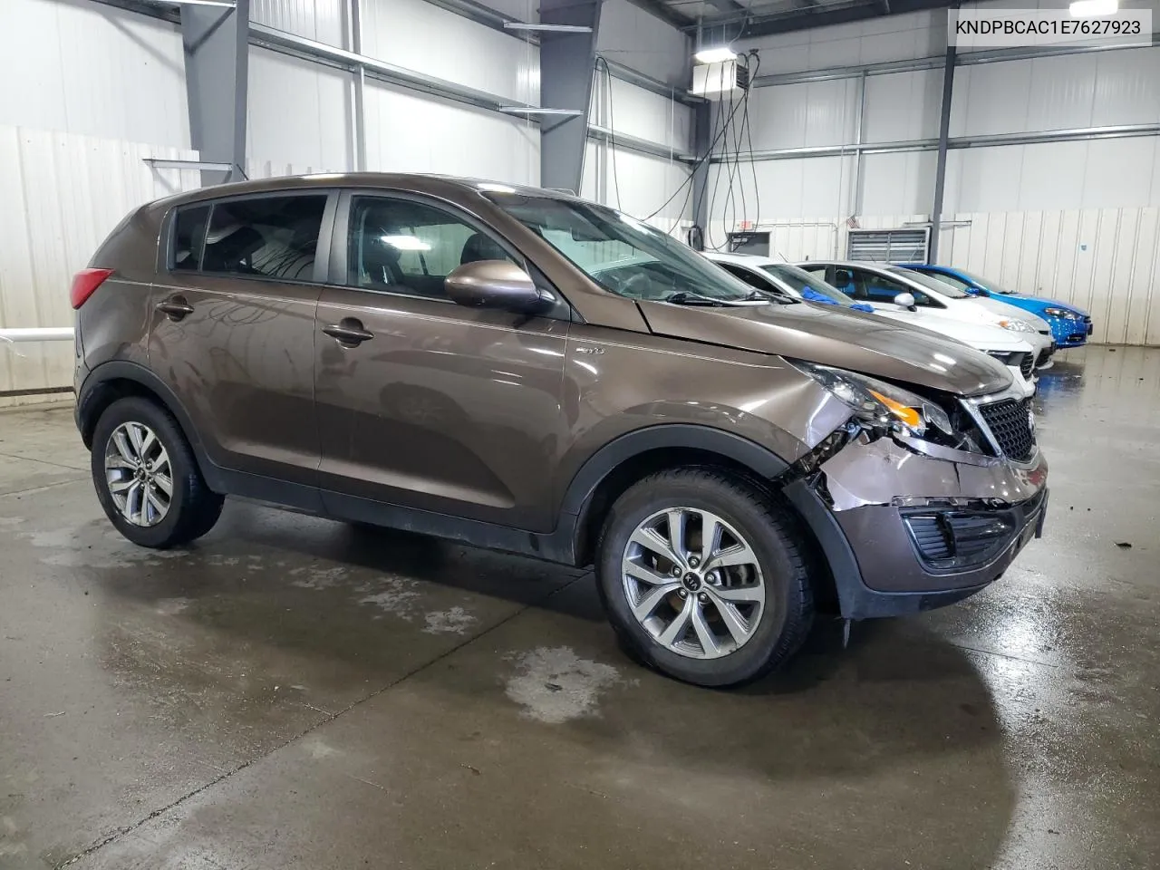 2014 Kia Sportage Lx VIN: KNDPBCAC1E7627923 Lot: 75925624