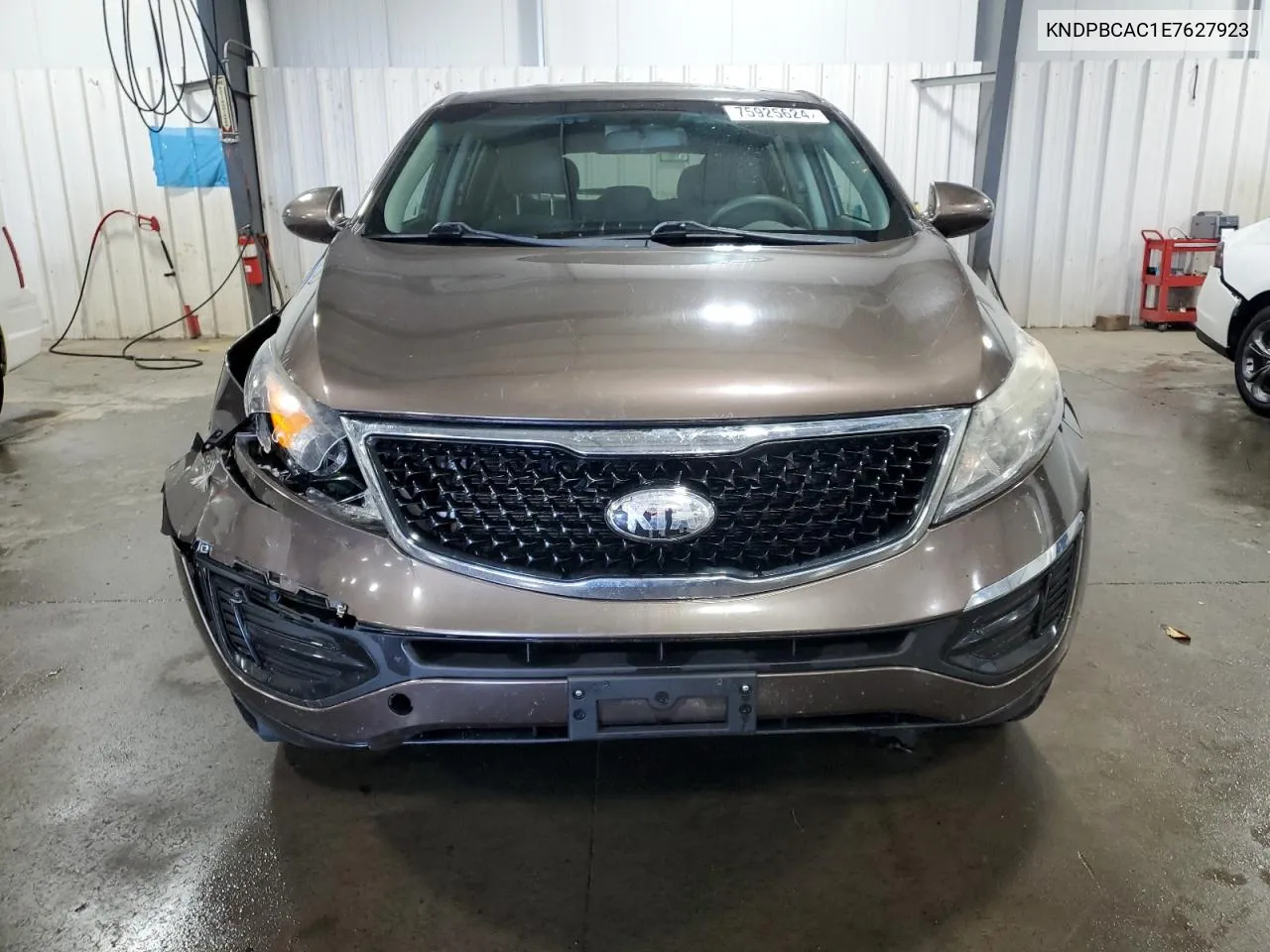 2014 Kia Sportage Lx VIN: KNDPBCAC1E7627923 Lot: 75925624