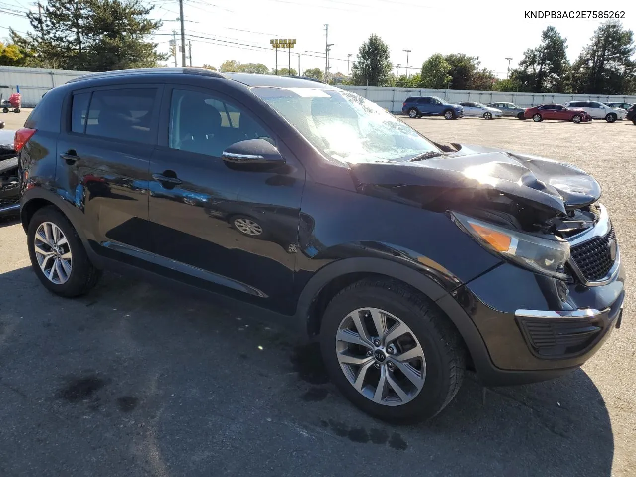 2014 Kia Sportage Base VIN: KNDPB3AC2E7585262 Lot: 76331164