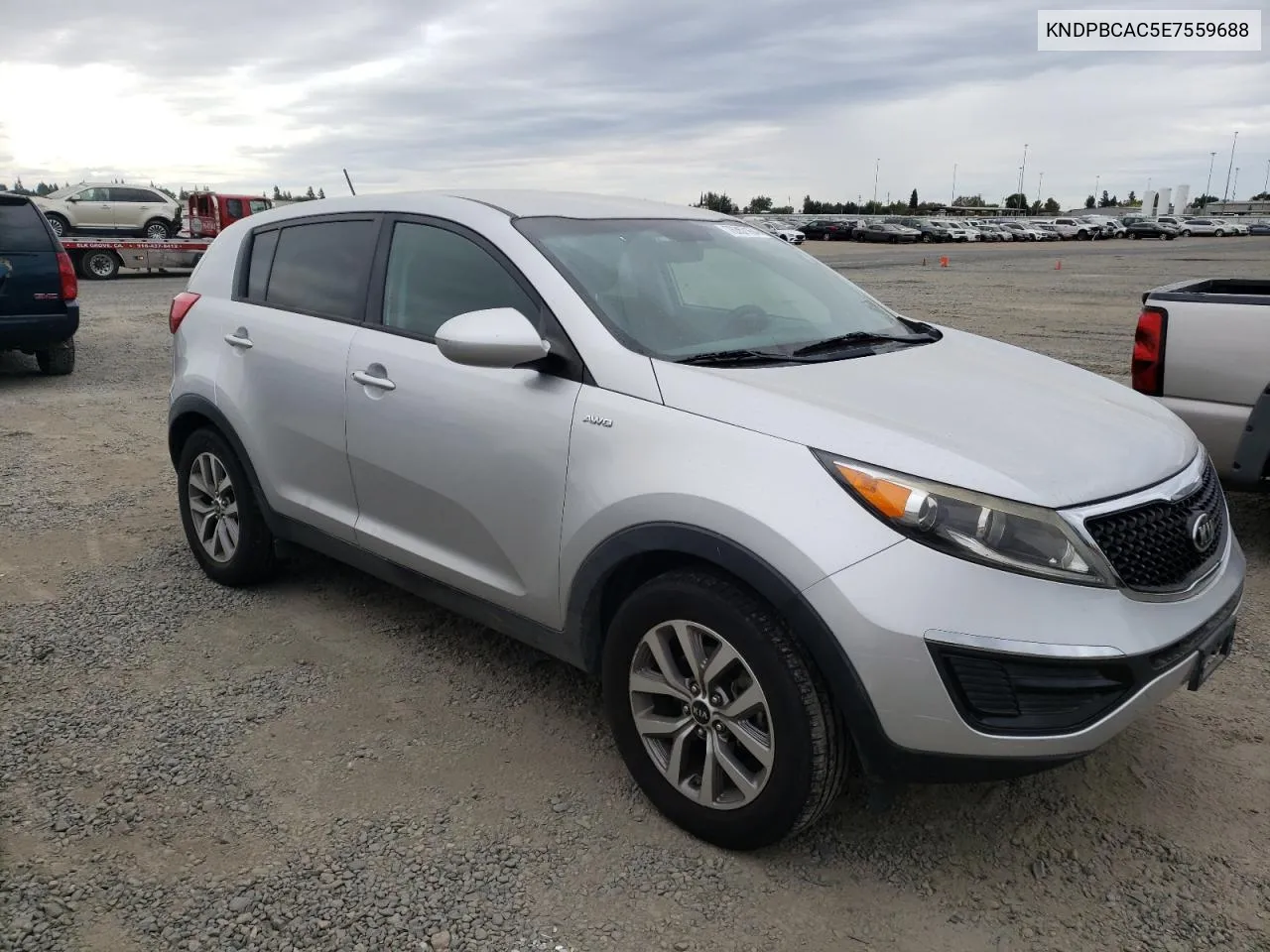 2014 Kia Sportage Lx VIN: KNDPBCAC5E7559688 Lot: 76357164