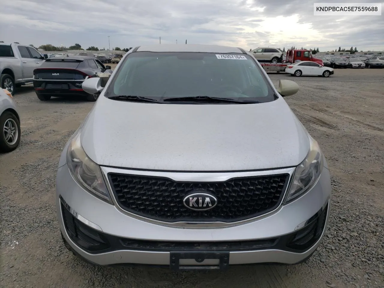 2014 Kia Sportage Lx VIN: KNDPBCAC5E7559688 Lot: 76357164