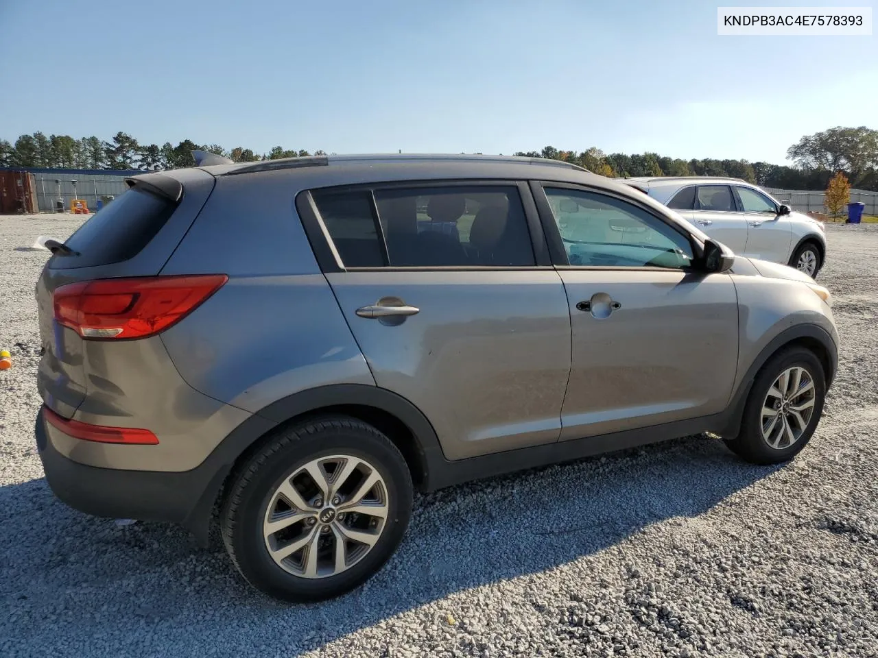 2014 Kia Sportage Base VIN: KNDPB3AC4E7578393 Lot: 77409314