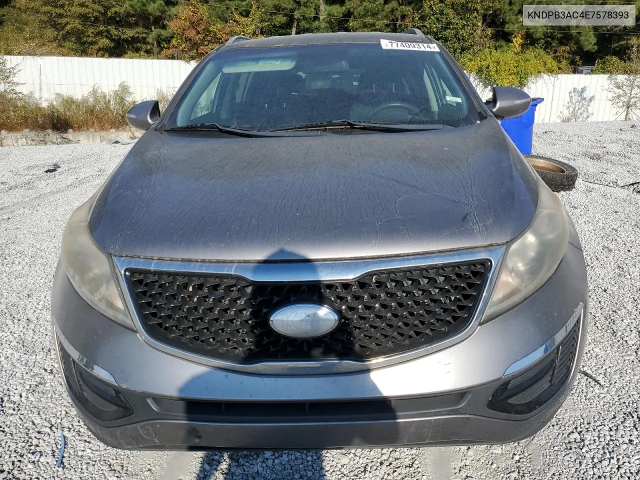 2014 Kia Sportage Base VIN: KNDPB3AC4E7578393 Lot: 77409314