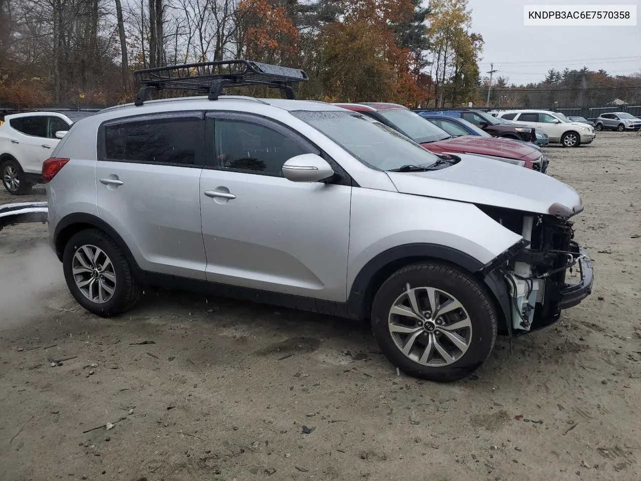 2014 Kia Sportage Base VIN: KNDPB3AC6E7570358 Lot: 77465404