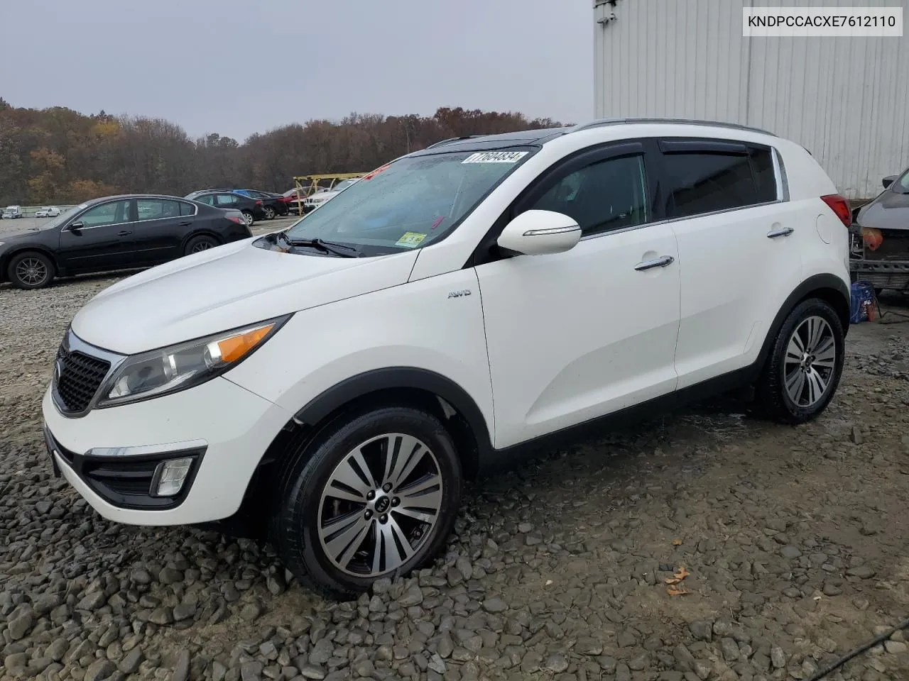 2014 Kia Sportage Ex VIN: KNDPCCACXE7612110 Lot: 77604834