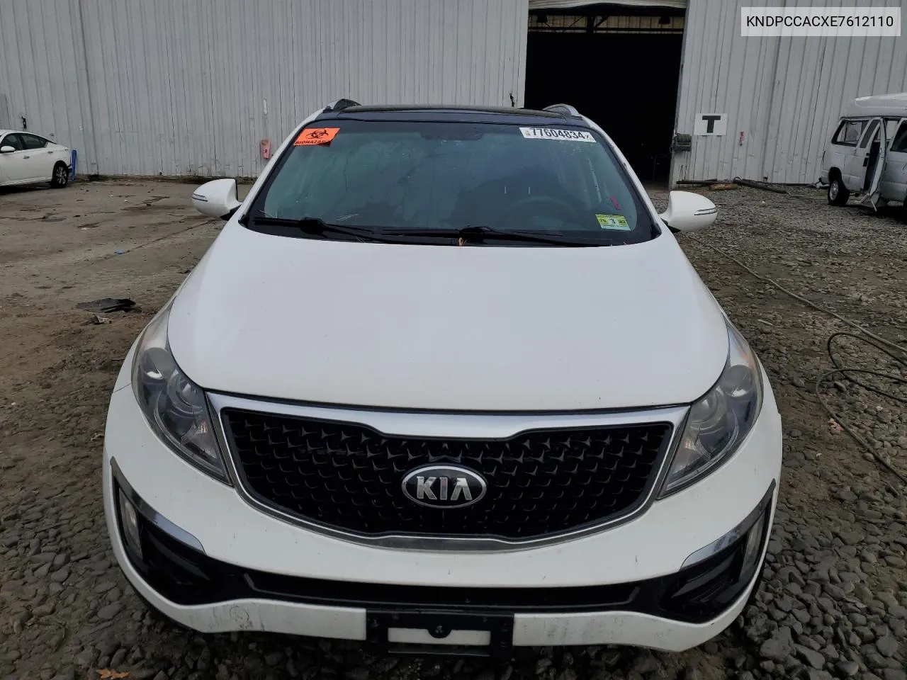 2014 Kia Sportage Ex VIN: KNDPCCACXE7612110 Lot: 77604834