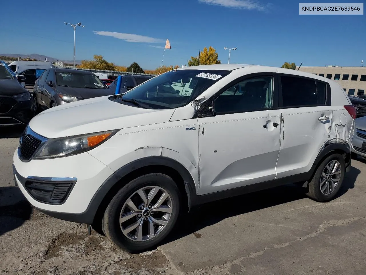 2014 Kia Sportage Lx VIN: KNDPBCAC2E7639546 Lot: 77782734