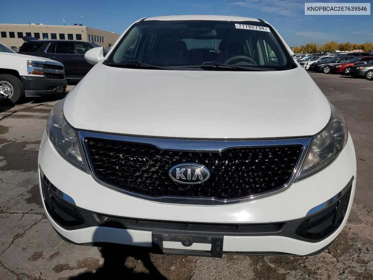 2014 Kia Sportage Lx VIN: KNDPBCAC2E7639546 Lot: 77782734