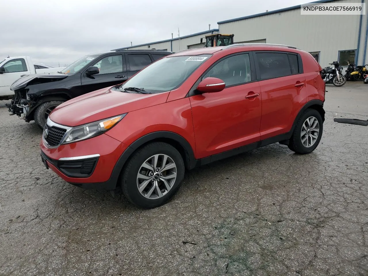 2014 Kia Sportage Base VIN: KNDPB3AC0E7566919 Lot: 80008844