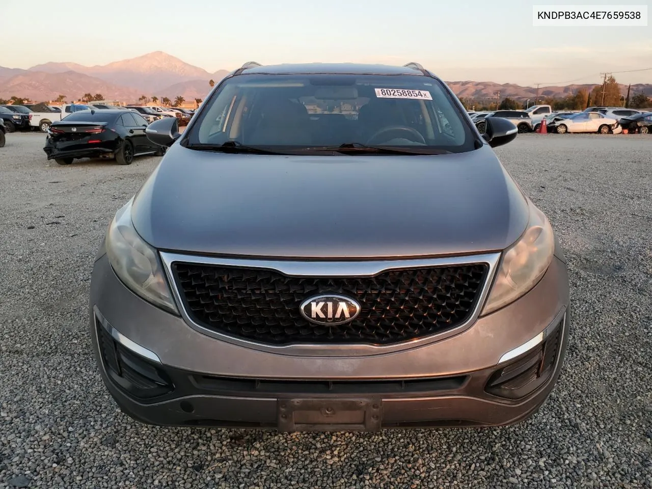 2014 Kia Sportage Base VIN: KNDPB3AC4E7659538 Lot: 80258854