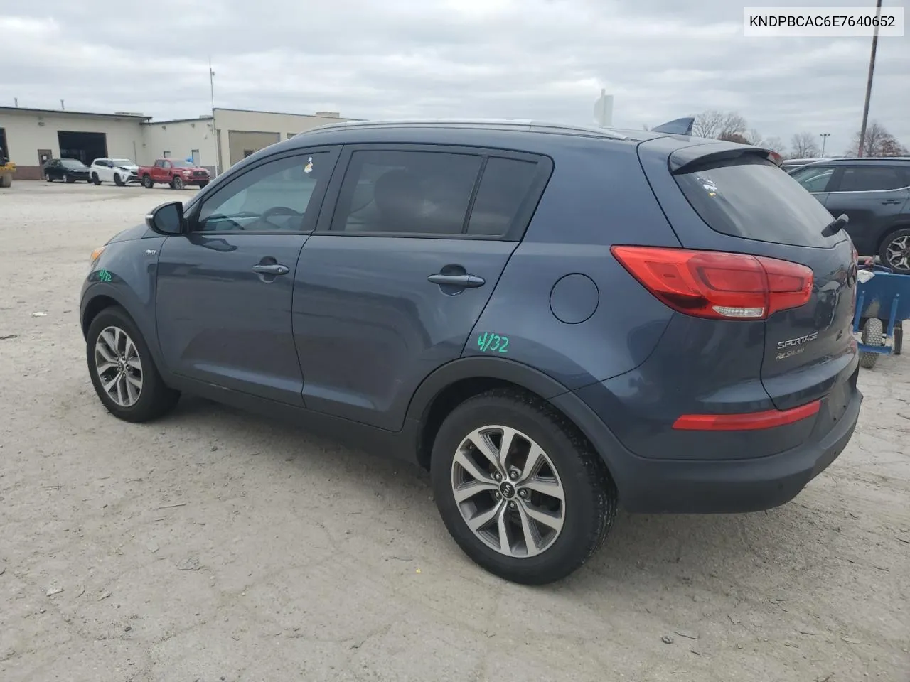 2014 Kia Sportage Lx VIN: KNDPBCAC6E7640652 Lot: 80262084